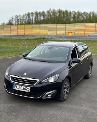 Peugeot 308 cena 39900 przebieg: 206000, rok produkcji 2016 z Kutno małe 106